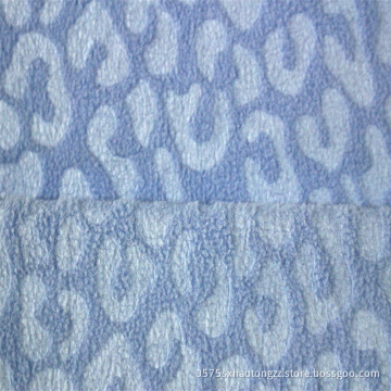 Präglad Jacquard Borstad Polar Fleece Textiltyg